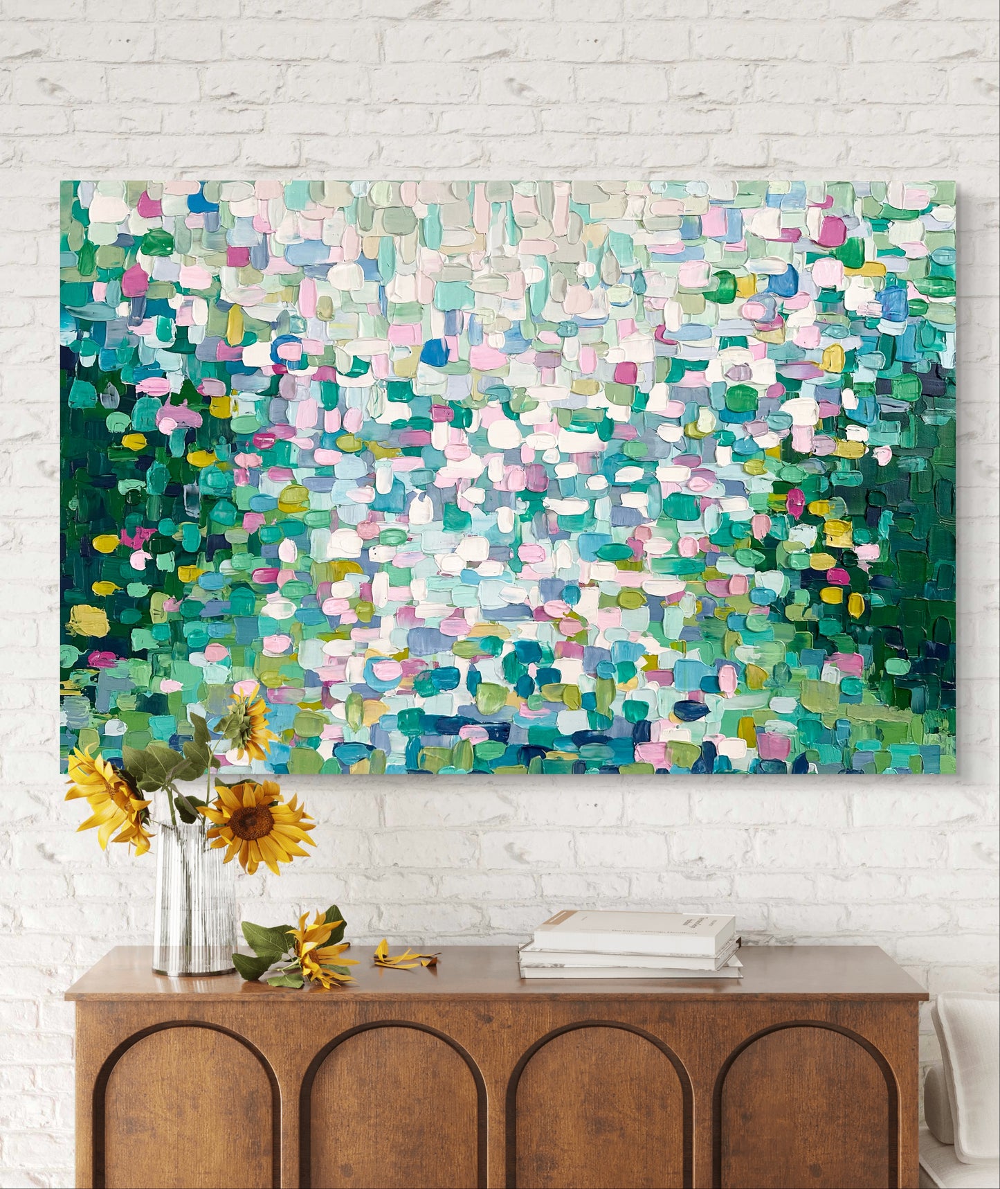 Lily Paradise | Textured Abstract Art | Modern Art  | Impasto