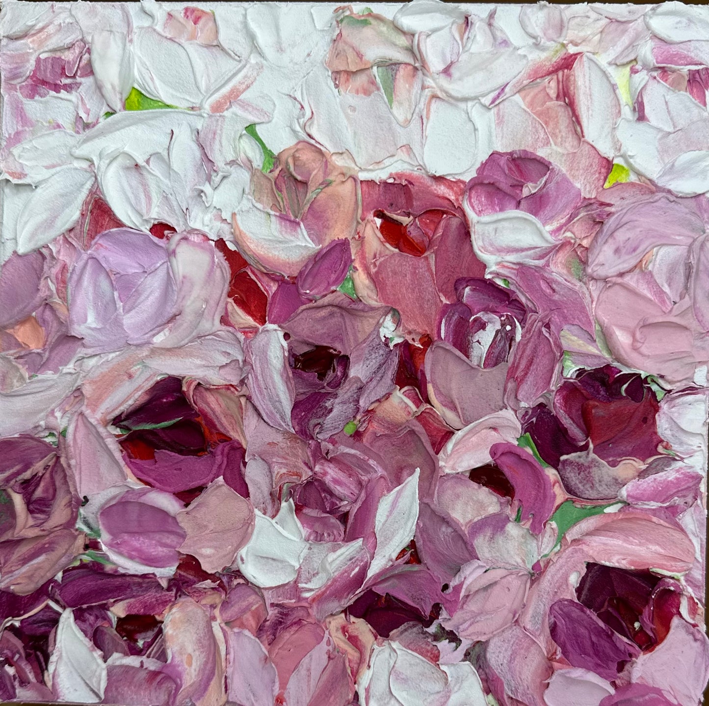 Texture Art | Floral Abstract Art | Original Painting | 3D Art
