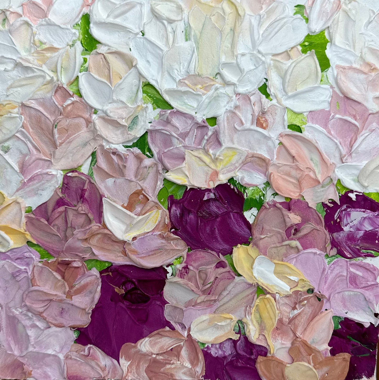Textured Floral Abstract Art | Original Art | Floral Art | Texture Abstract