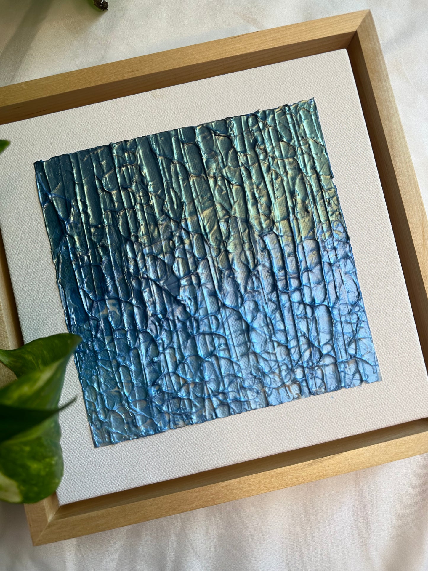 Deep Ocean | Textured Abstract Art | Original Art