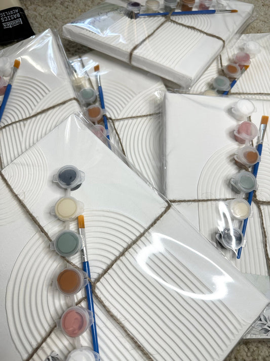 DIY Textured Art Kit | Textured Art Gift Set | Texture art | Gifts for her | Art Project